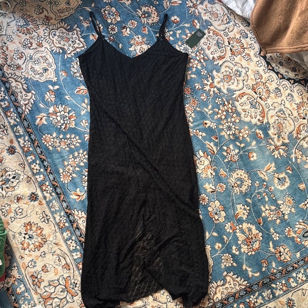 Lace slip dress